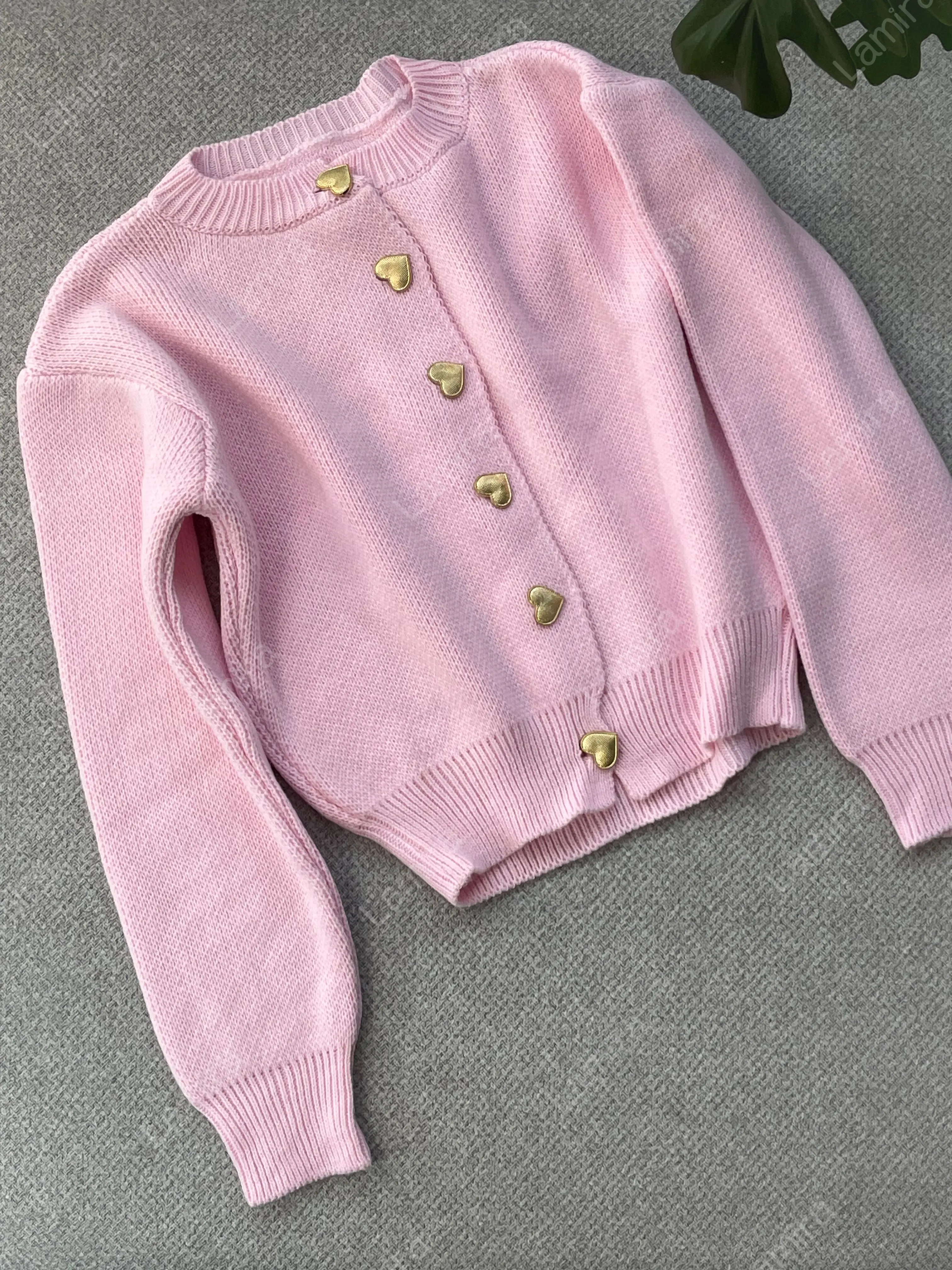 ژاکت بافت قلبی برند ترک